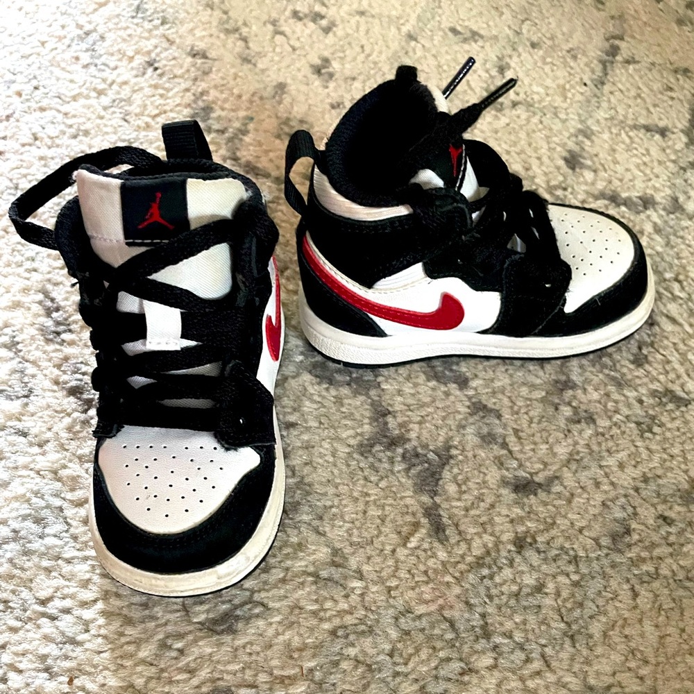 Nike Jordan ones. Toddler size 4C
